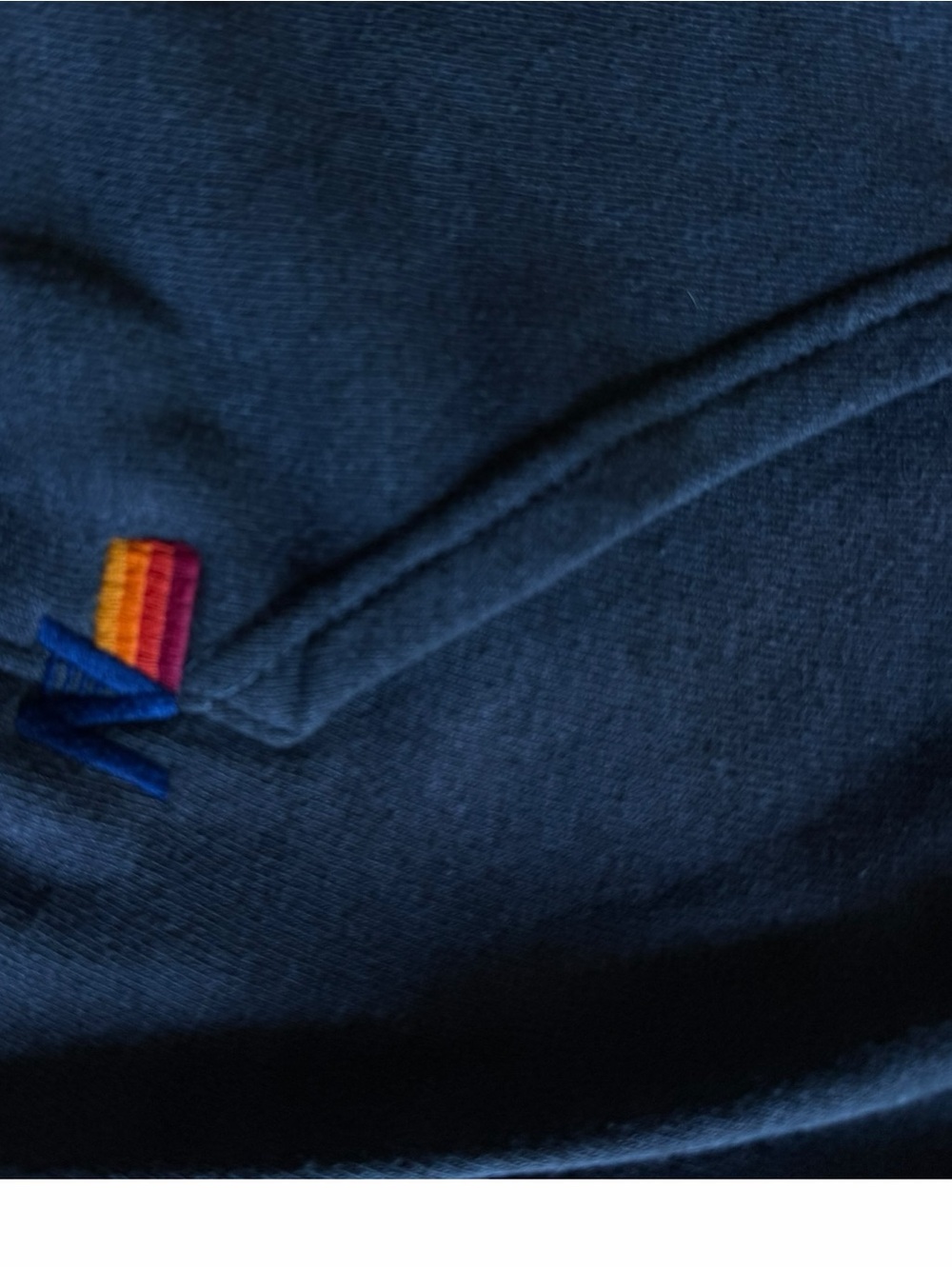 Aviator Nation Venice CA Rainbow Logo Pullover Hoodie Gray Large Made in USA - Picture 4 of 7